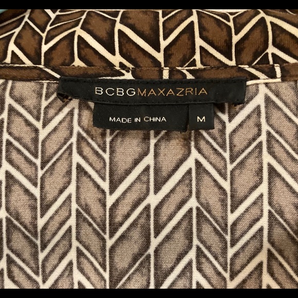 BCBG MAXAZRIA Collared Wrap Dress - Picture 2 of 4